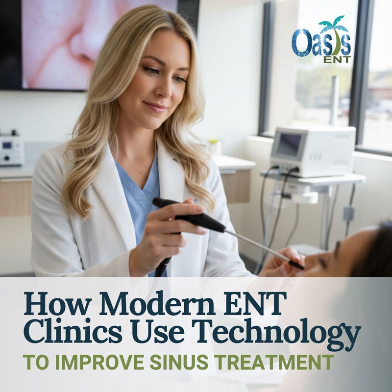 How modern ENT clinics use technology to improve sinus treatment.