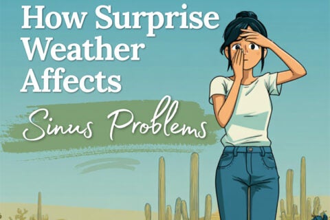 How Surprise Weather Affects Sinus Problems.