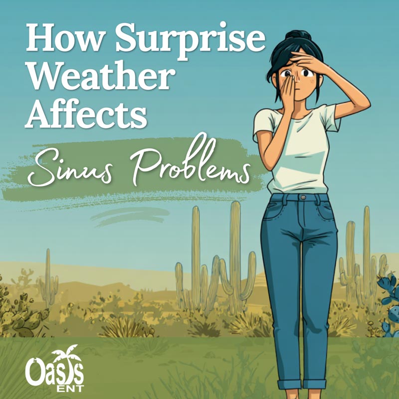 How Surprise Weather Affects Sinus Problems.