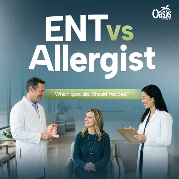 ENT vs. Allergist Educational Graphic